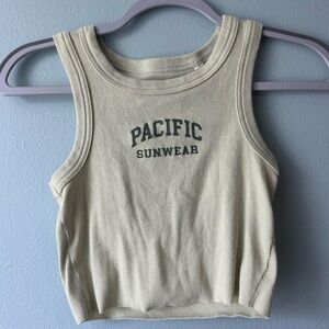 Pacific Sunwear light green Tank Top